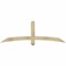 Ekena Millwork Bellingham Rough Sawn Timber Gable Bracket, Douglas Fir, 72"W x 24"H x 4"D x 4"F, 8/12 Pitch GBW072X24X0404BEL00RDF - alternate 1